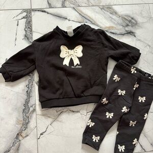 H&M Bow Matching Set